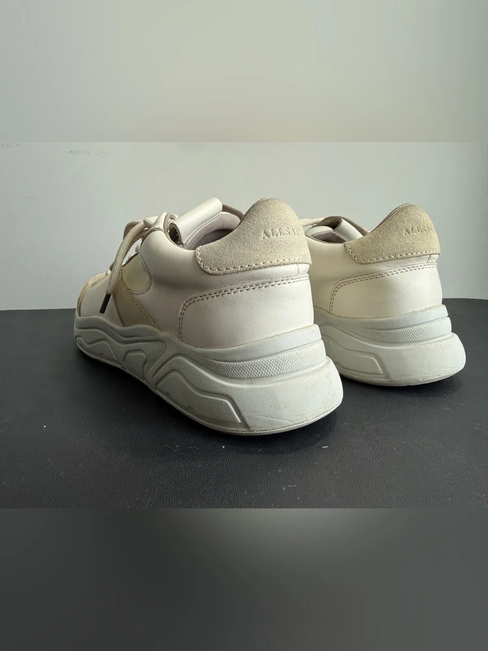 AllSaints VERGE RUNNER Leather Shoe - Picture 8 of 16